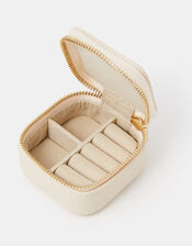 Cherry Embroidered Travel Jewellery Box, , large