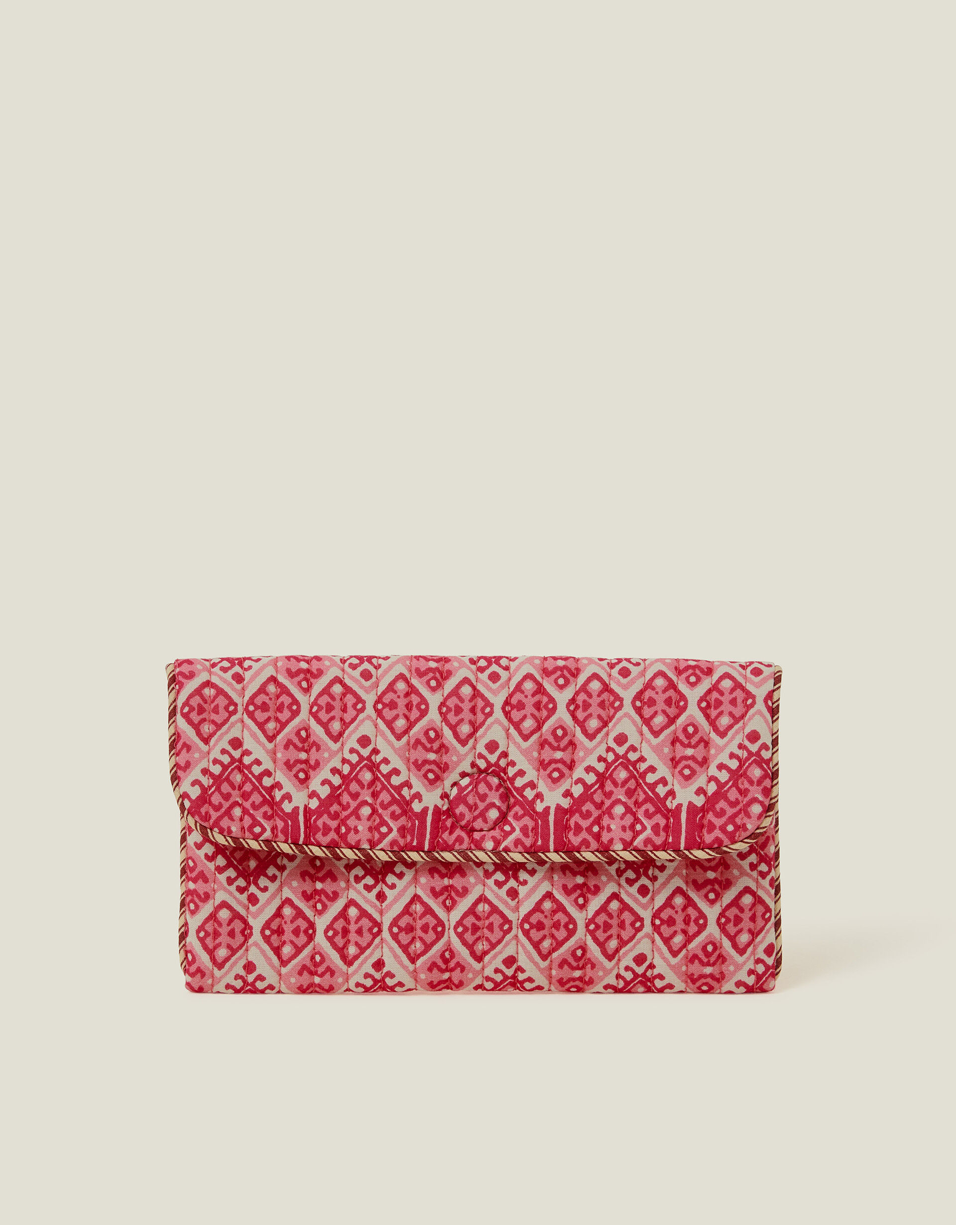 Quilted Tile Print Sunglasses Case