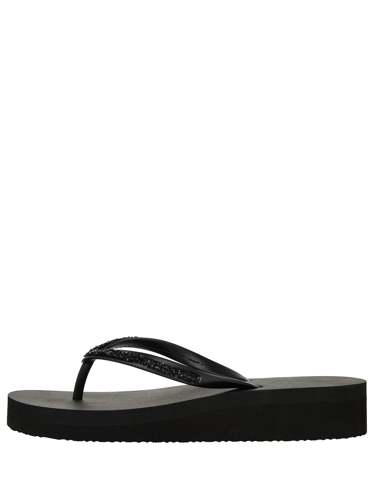 Accessorize black flip flops discount