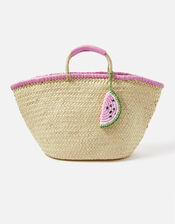 Beachcomber Straw Basket Bag, , large