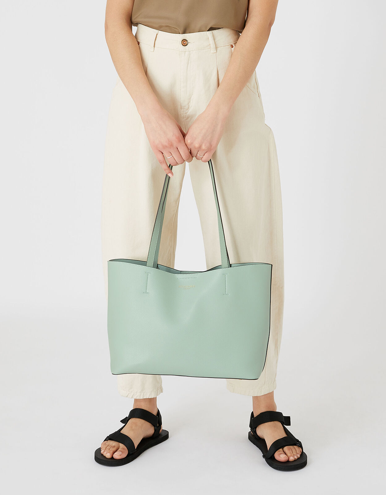 Classic Tote Bag Green Totes Shoppers Accessorize ROI