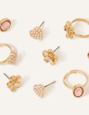 Girls Stud and Ring Set of Three, , large
