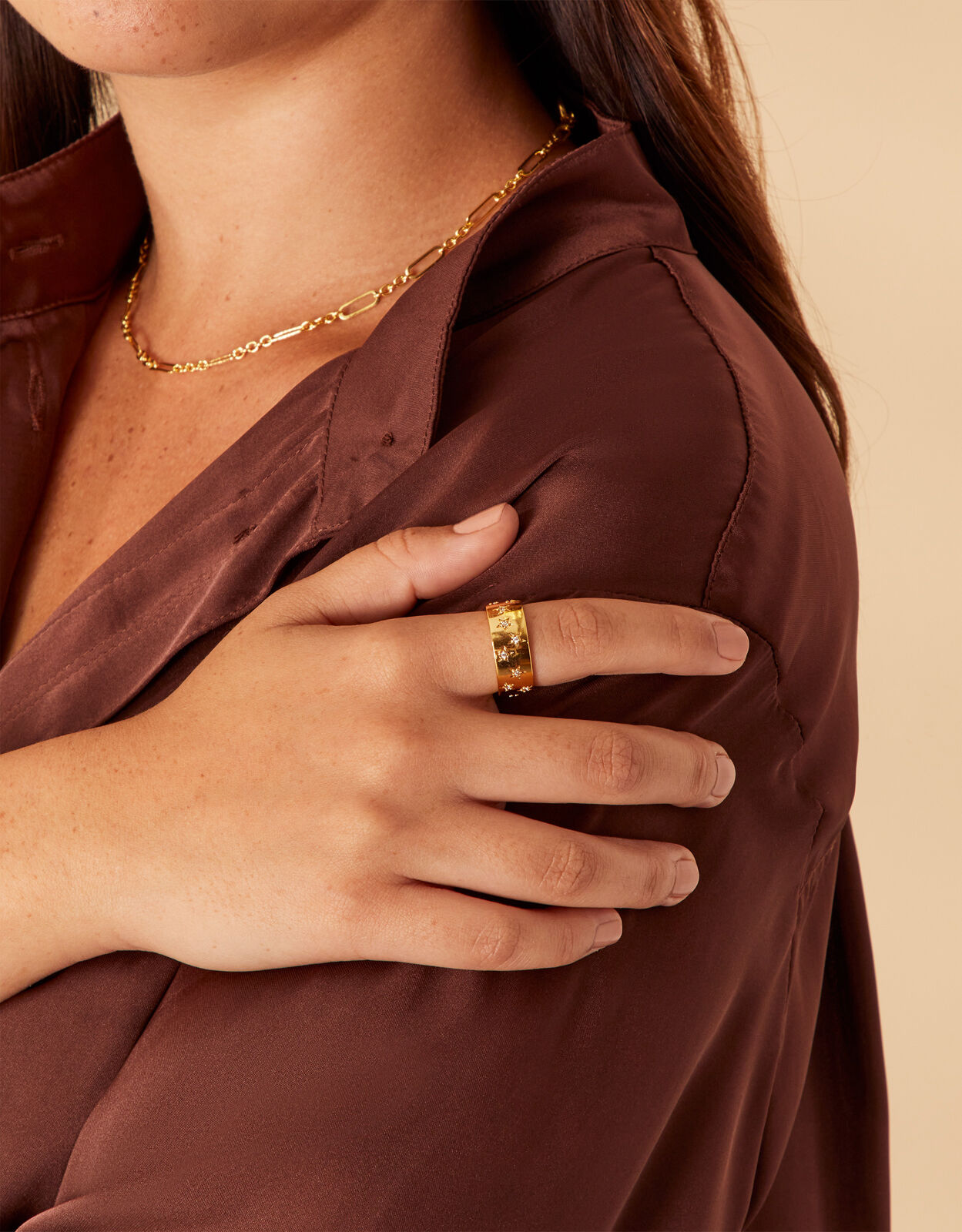 Accessorize gold plated rings 2025