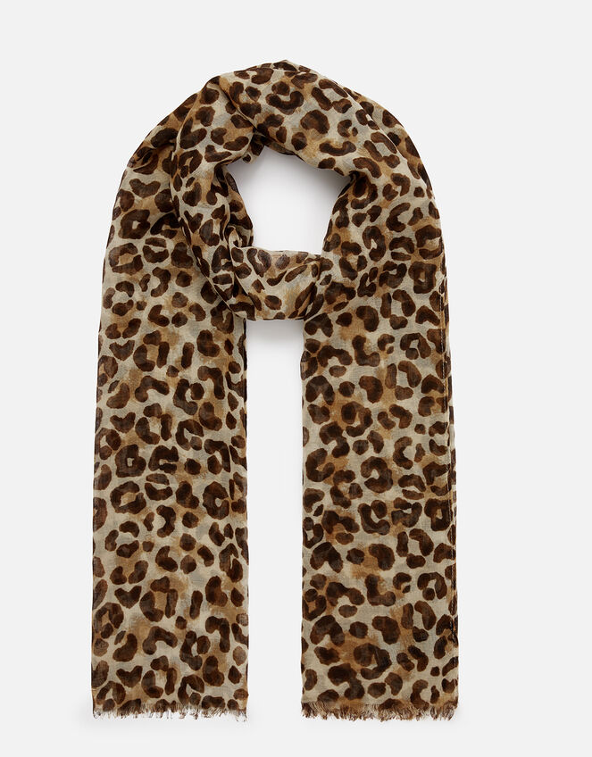 Leopard Print Scarf | Lightweight scarves | Accessorize UK
