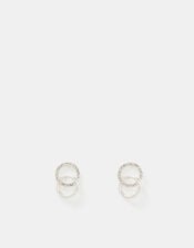 Infinity Pav&eacute; Drop Earrings, , large
