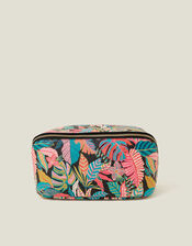 Tropical Print Wash Bag, , large