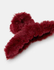 Faux Fur Claw Clip, , large