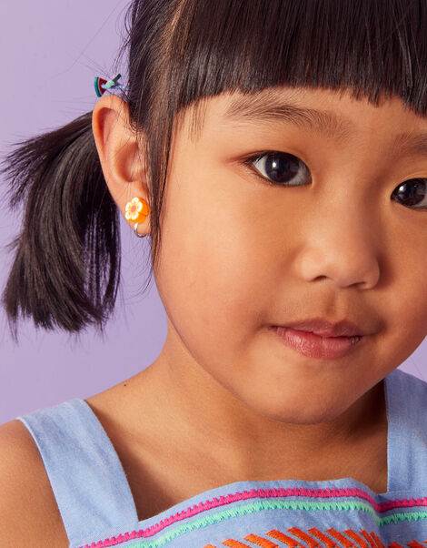 Girls Fruit Clip-On Earrings 5 Pack, , large