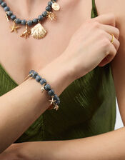 Ocean Charm Bead Bracelet, , large