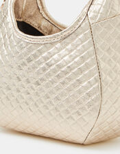 Woven Metallic Bag, , large