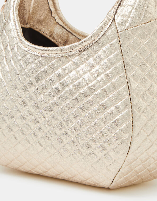 Woven Metallic Bag, , large