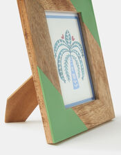 Colour Block Wood Photo Frame 4 x 6, , large