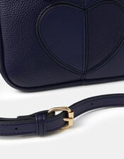 Heart Crossbody Bag, Blue (NAVY), large
