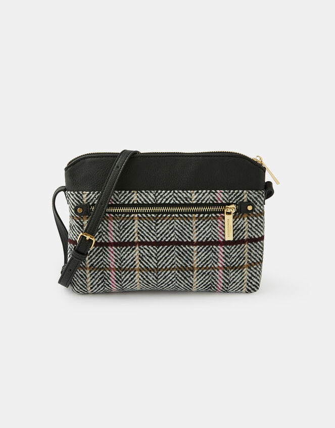 Elly Check Cross-Body Bag, , large