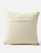 Embroidered Tonal Leopard Cushion Cover, , large