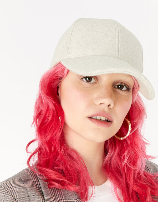 Super-Soft Marl Baseball Cap, Camel (BEIGE), large