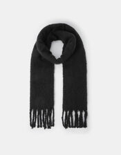 Super Soft Plain Scarf, Black (BLACK), large