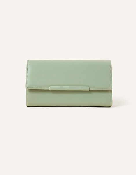 Clean Bar Clutch Bag, Green (GREEN), large