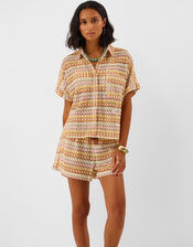 Crochet Shirt, Multi (MULTI), large