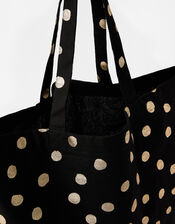Polka Dot Shopper Bag, , large