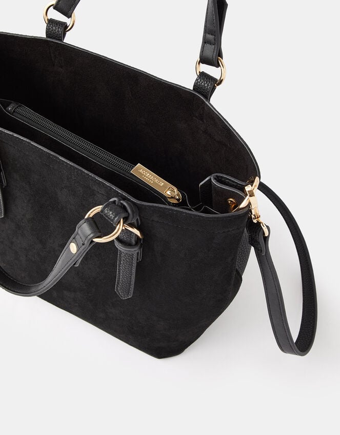 Betty Handheld Bucket Bag, Black (BLACK), large