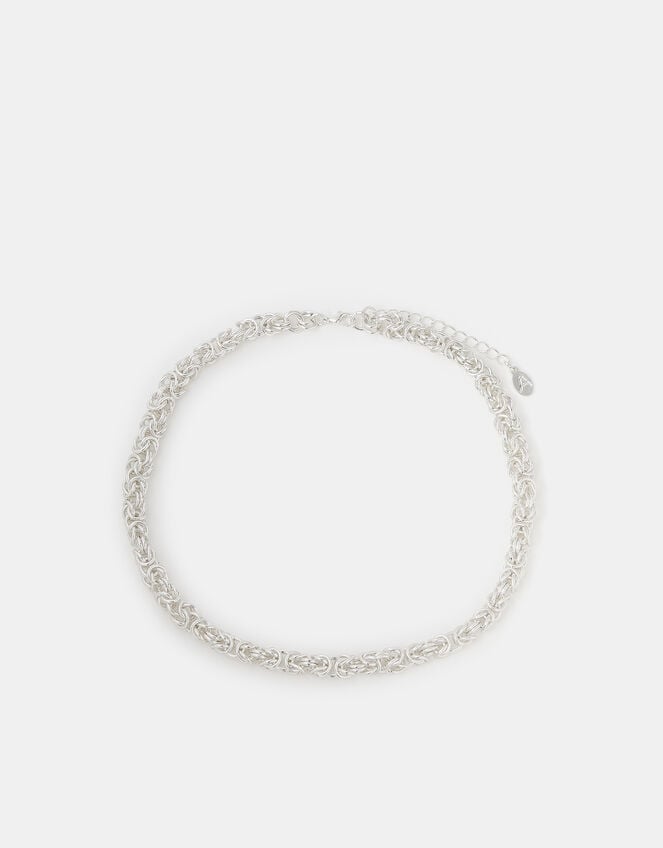 Textured Chain Necklace, , large