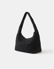 Large Woven Shoulder Bag, , large