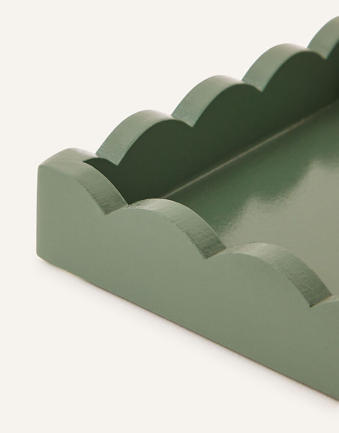 Mini Scallop Tray, Green (GREEN), large