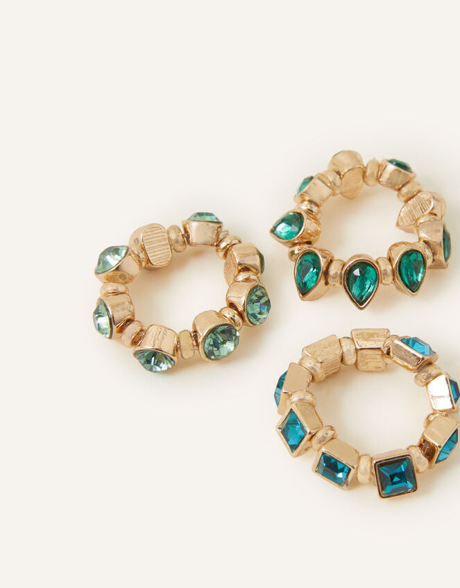 Crystal Stacking Rings Set of Three, , large