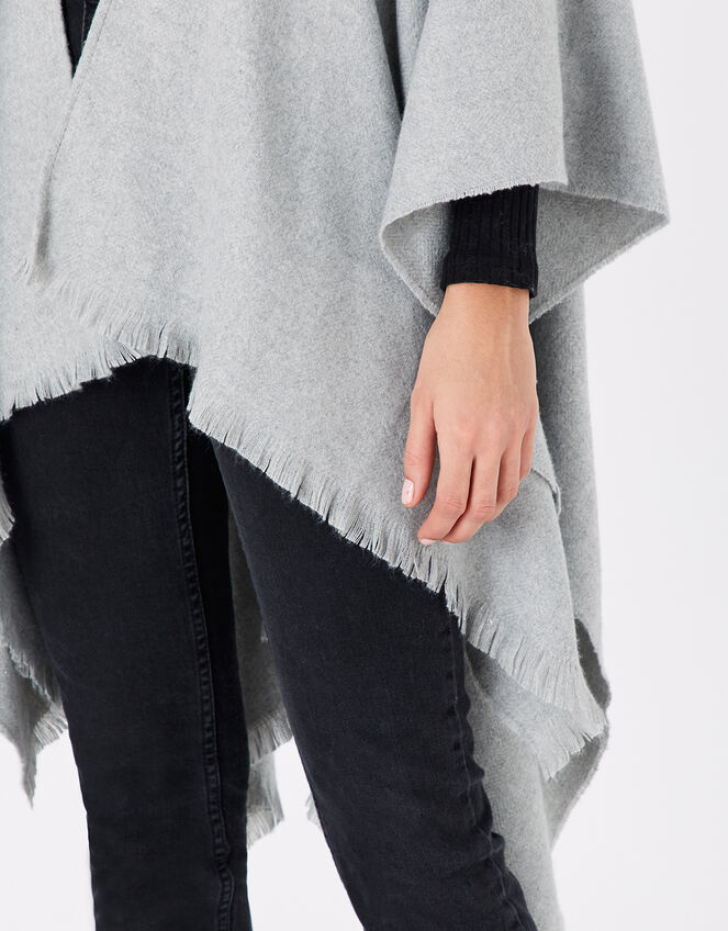 Metallic Blanket Wrap Scarf, , large