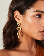 Statement Molten Earrings, , large