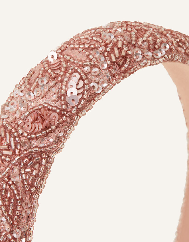 Sequin and Beaded Floral Headband Alice bands Accessorize UK