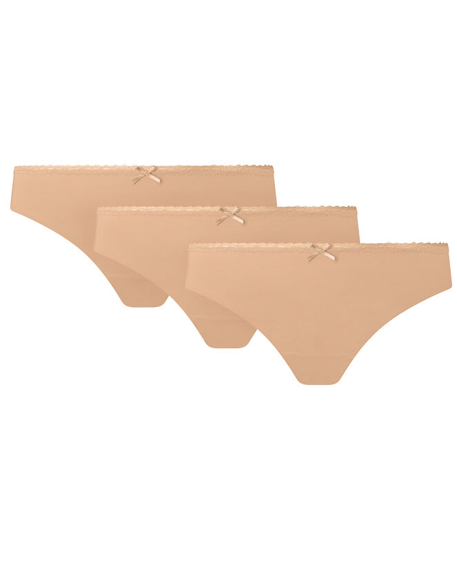 No VPL Brazilian Pants Multipack, Nude (NUDE), large