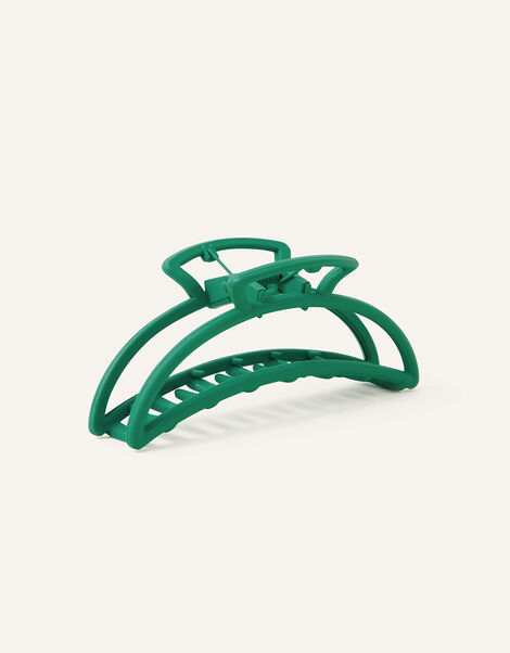 Semi Circle Claw Clip, Teal (TEAL), large