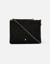 Quilted Leather Cross-Body Bag, , large