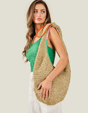 Tie Slouch Shoulder Bag, , large