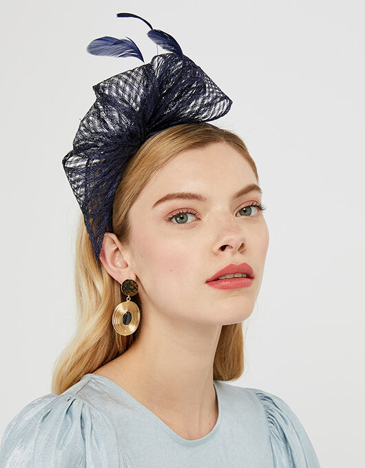 black fascinator accessorize