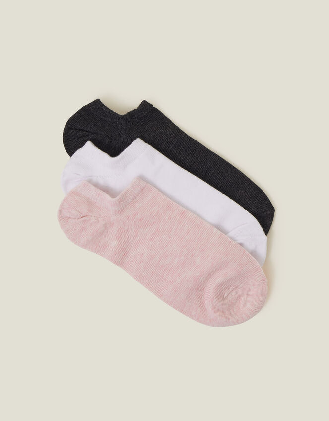 3-Pack Trainer Socks, Multi (PASTEL MULTI), large