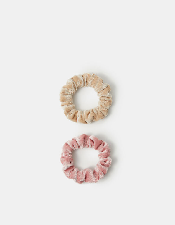2-Pack Girls Velvet Scrunchies, , large