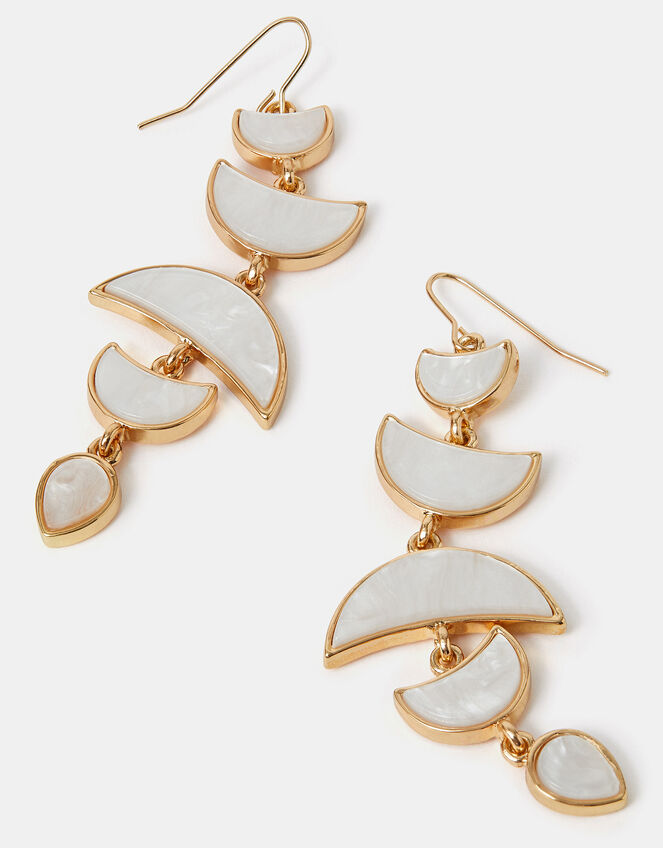Lunar Long Drop Earrings, , large