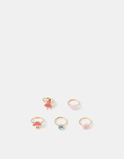 5-Pack Girls Fairy Ring Set, , large