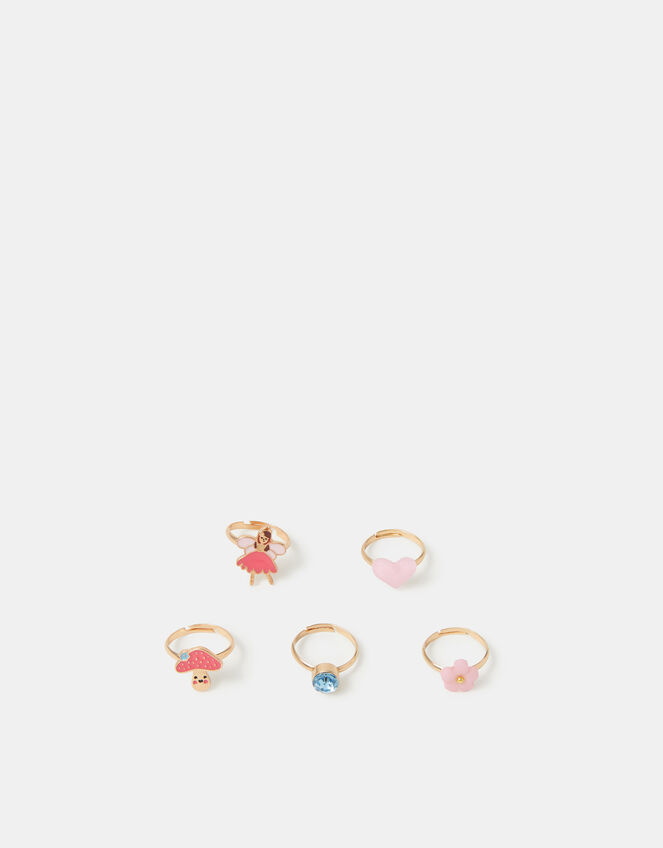 5-Pack Girls Fairy Ring Set, , large