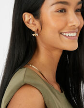 Bee Short Drop Earrings, , large