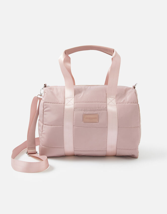 Becki Gym Bag with Recycled Polyester, Pink (PINK), large
