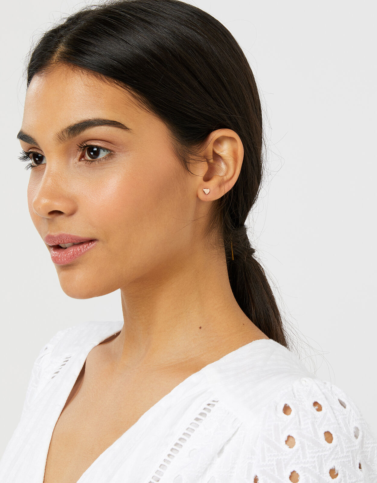 Accessorize rose gold earrings sale