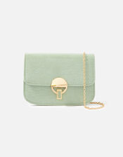 Lock Detail Chain Bag, Green (GREEN), large
