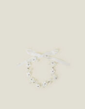 Girls Flower Crown Headband, , large