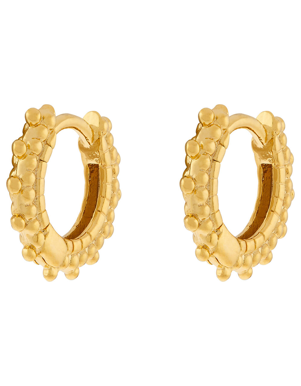 GoldPlated Bobble Huggie Hoop Earrings Z for Accessorize
