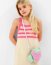Girls Strawberry Bag & Lime Purse, , large