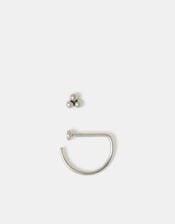 2-Pack Titanium Nose Stud & Bar Ring, , large